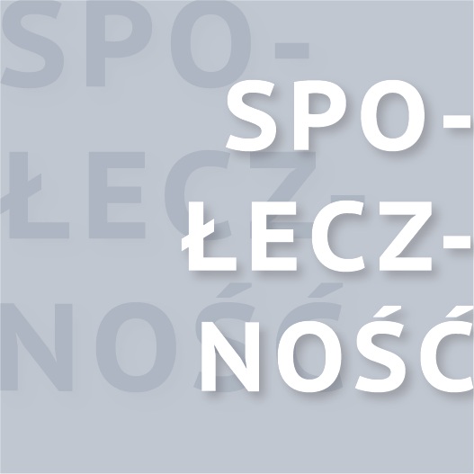 Grafika - z napisem Społeczność